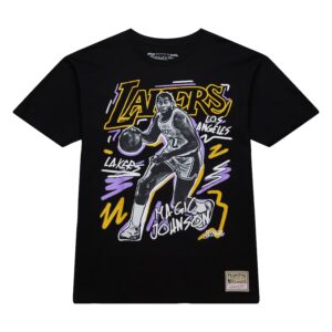 Los Angeles Lakers Hardwood Classics Mesh Fashion T-Shirt - XX280427