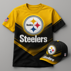 Pittsburgh Steelers T-Shirt & Cap Set - XX130522