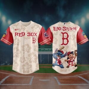 MLB x Disney Movie Lilo And Stitch Custom Baseball Jersey - NL828625
