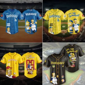 Movie The Simpson x MLB Custom Baseball Jersey - NL52725