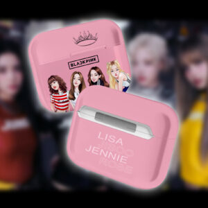 Black Pink 2025 Airpod Case, New Gift For Fan - SAM300702
