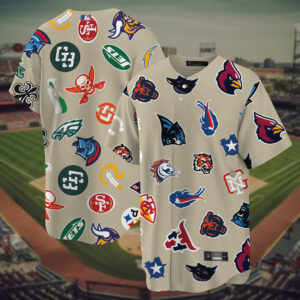 All Team NFL Logo Custom Baseball Jersey - NL231725