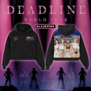 Blackpink 2025 World Tour London Croped Hoodie - SAM070803
